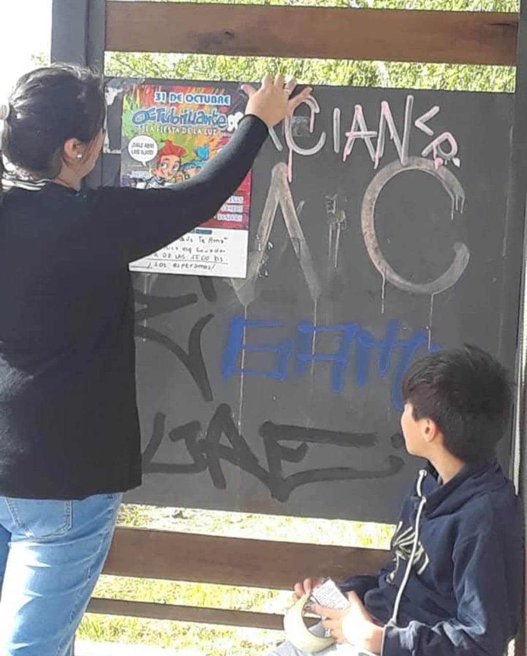 Campaña en el parque